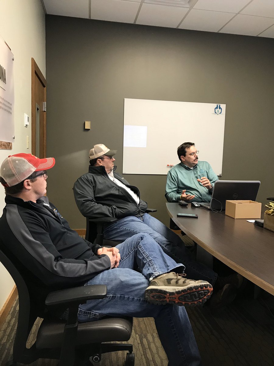 CentralOhioAg's tweet photo. Our @CentralOhioAg #YieldProSpecialist and our #YieldPro department team met at A&L Labs in Ft Wayne for a tour of their facility. #COA #HLC https://t.co/2Elyr2PsWK