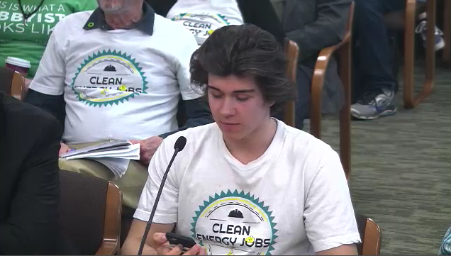 BuildResilient_'s tweet photo. Charlie, 16, has been coming to #orleg for 5 years, urging immediate climate action. “Now it's 2020,  my generation has grown into climate activists. I need to see my own state reflecting the same concerns youth has. We know how dire this crisis is. #orpol #orclimateaction https://t.co/J3pEwMrptA