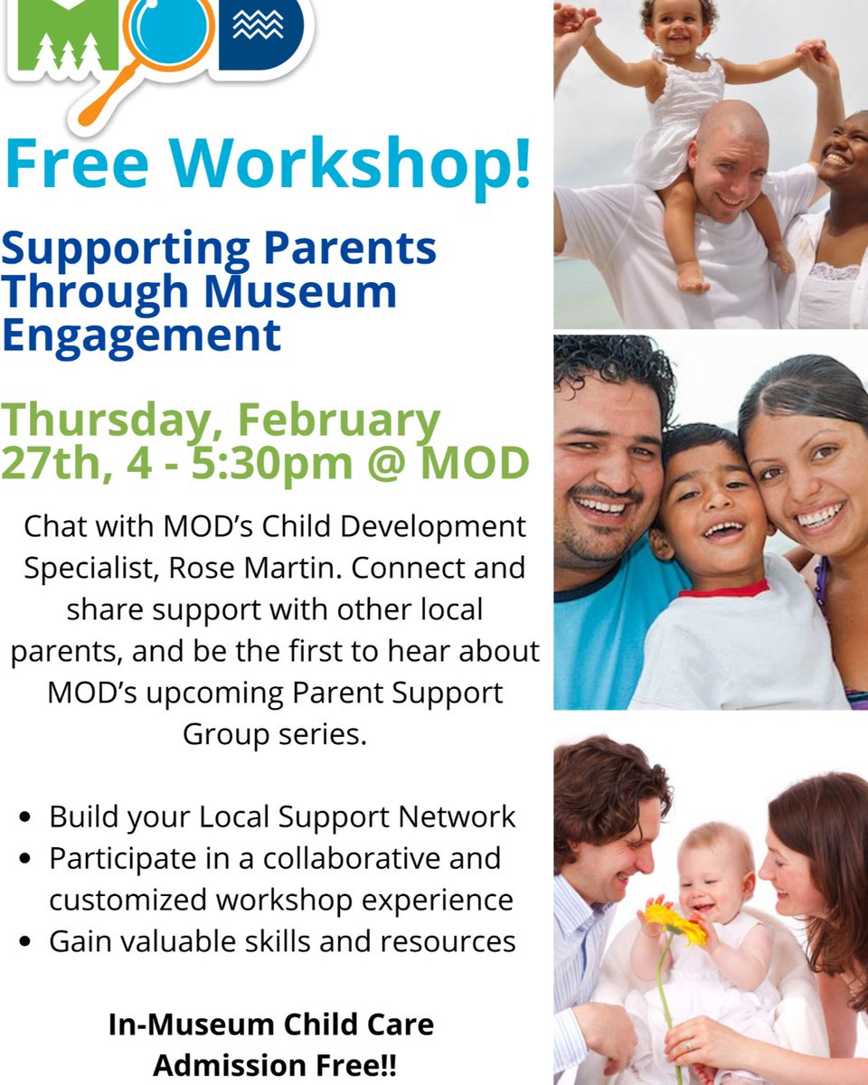 SCCMOD's tweet photo. It's true! Just one week until MOD's very own FREE workshop to support parents through Museum engagement for their little ones. And yes, we said FFFRRRREEEEE... https://t.co/yB0fMevtYq #sccmod #santacruzparents #santacruz #parentworkshop #workshop #museum #santacruzmuseum #parent https://t.co/aP6ssMUTe7