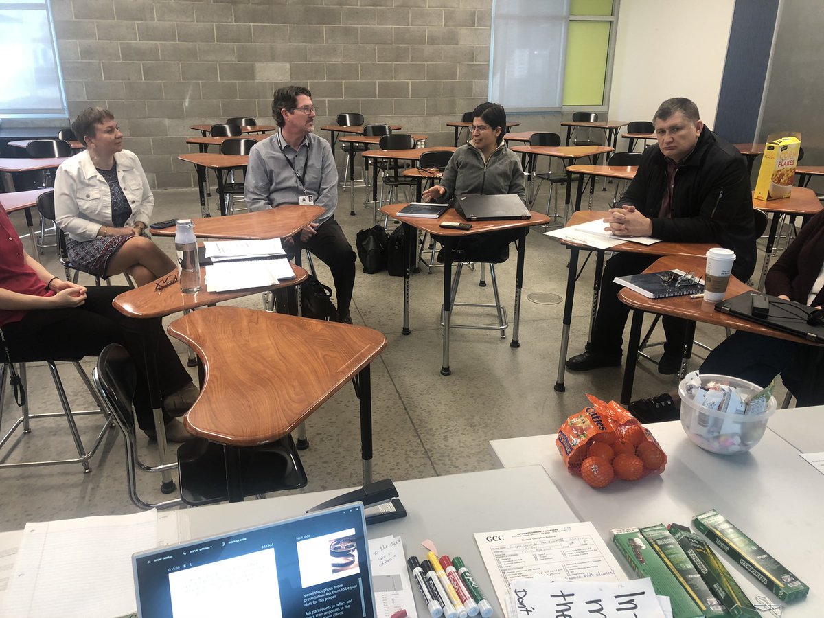 JillSBradford22's tweet photo. FHS Math Teachers are driven to design rigorous, relevant opportunities for students to explain their reasoning. @Futures14580014 @GCC_Charters @go_InnovateED #safedrivers #questioningstrategies #gradualrelease https://t.co/KeKn95DmXS