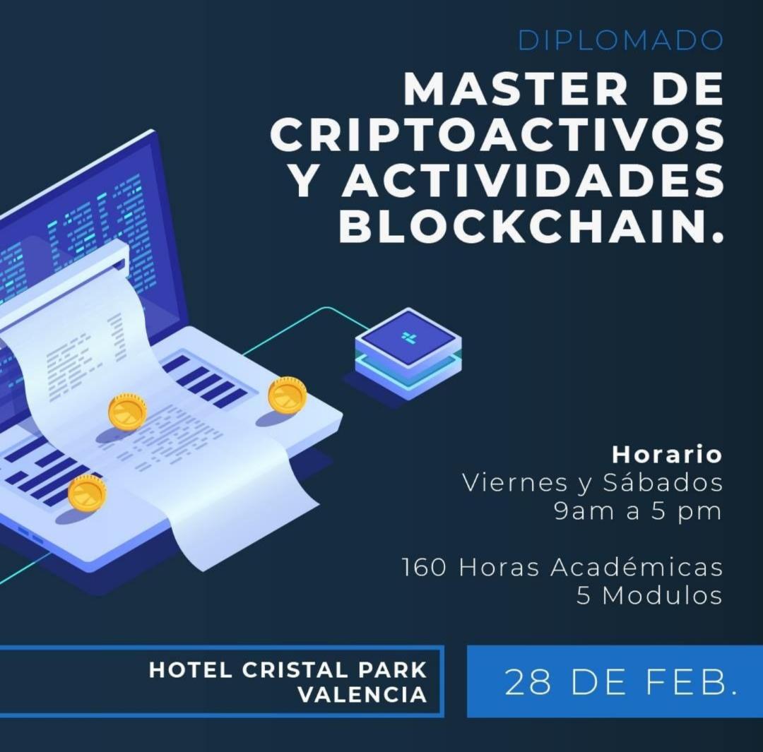 drasalvatori's tweet photo. Diplomado máster en criptoactivos y redes blockchain
#CEIDEA
#Valencia https://t.co/9rVWzf5qg5
