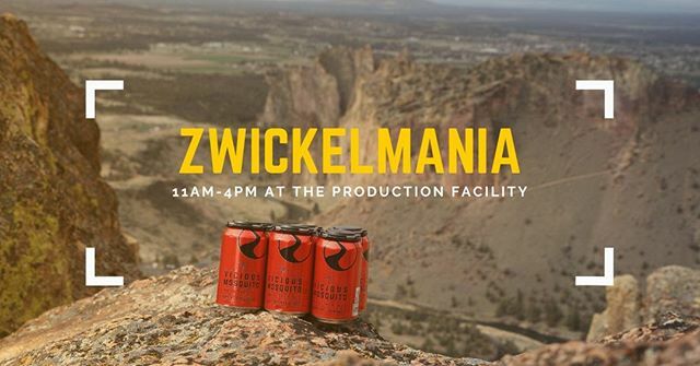 This Saturday!! Please join us for the 12th Annual Zwickelmania! We are happy to host again this year at our production facility in Sunriver on February 22nd.⁣
⁣
We will have giveaways, finger foods, brewery tours, zwickle tastings and more! ift.tt/2T5Hs31