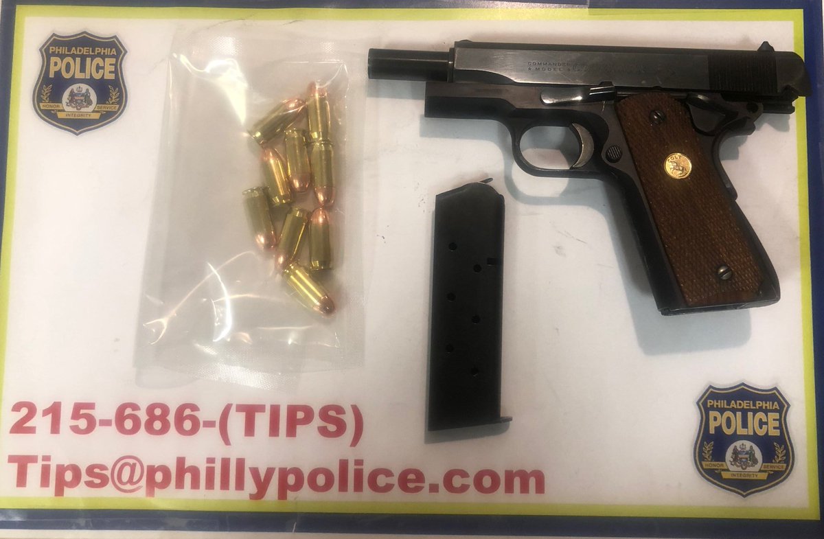 This is the 2nd firearm recovered in the <a href="/PPD18Dist/">PPD 18th District</a> tonight. Great work by PO's Lamanna &amp; Leary @ 5800 Christian. Getting another dangerous individual off our streets. @PPDDerrickWood <a href="/PhillyPolice/">Philadelphia Police Department</a> <a href="/TheScottCharles/">scottcharles@bsky.social</a> <a href="/ATFPhiladelphia/">ATF Philadelphia</a> <a href="/WestPhillyLocal/">West Philly Local</a>