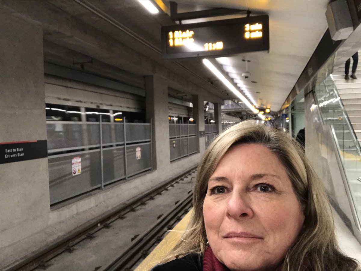 MeehanCarolAnne's tweet image. This is me waiting for the train to Hurdman this afternoon. Seems it hardly ever breaks down in off peak periods. I have been lucky but feel so awful for everyone stranded this evening. Something has to change. #transitchallenge2020 ⁦@OC_Transpo⁩ ⁦@ottawacity⁩