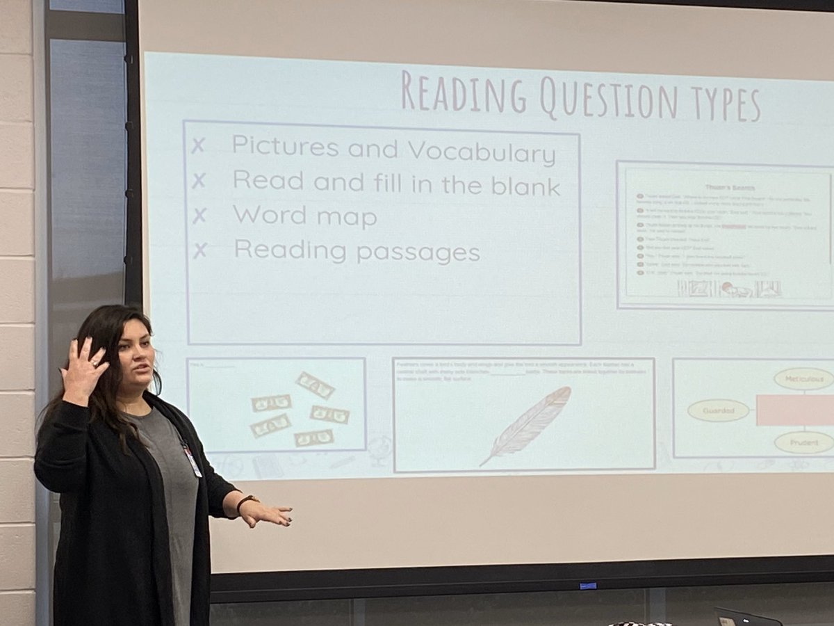 AndreaM0684's tweet photo. We had a great time working with 9th graders at our after school TELPAS Tutorial today! Students know their TELPAS scores, learned strategies, practiced on TestNav, and set goals! We had a blast working together this afternoon! @Notes_and_Noyes @PasadenaELL https://t.co/C22T9CWMy7