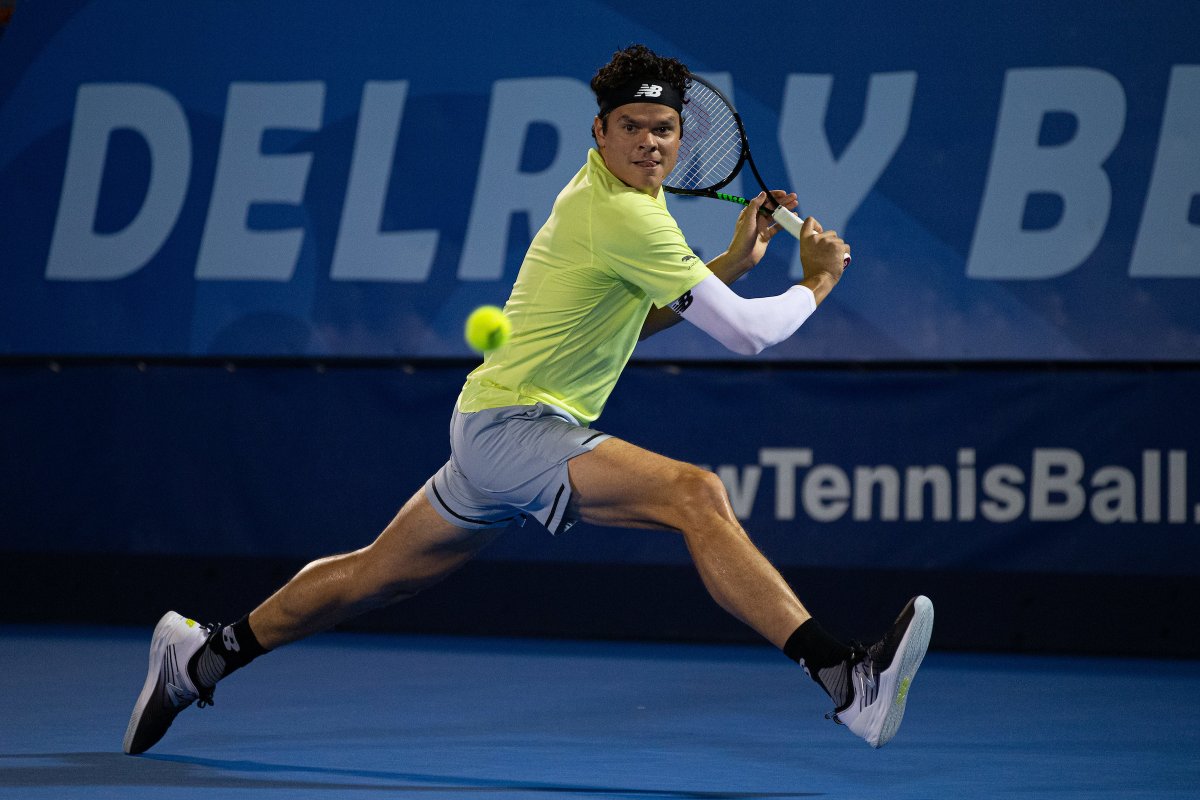 It was a battle, but milosraonic muscles past Cedrik-Marcel Stebe, 7-5 ...