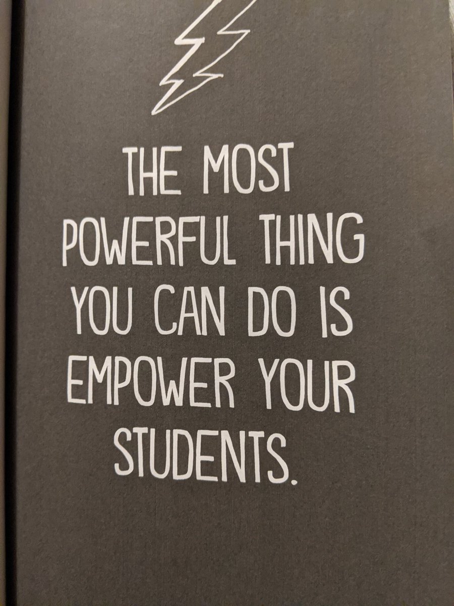 I've been reading this book for a little while now. I have to read it in small amounts because there's just so MUCH GOOD STUFF I need to make sure I absorb it all. So, I may just have to post every day about it. #empowerbook <a href="/ajjuliani/">AJ Juliani</a> <a href="/spencerideas/">Dr. John Spencer</a>