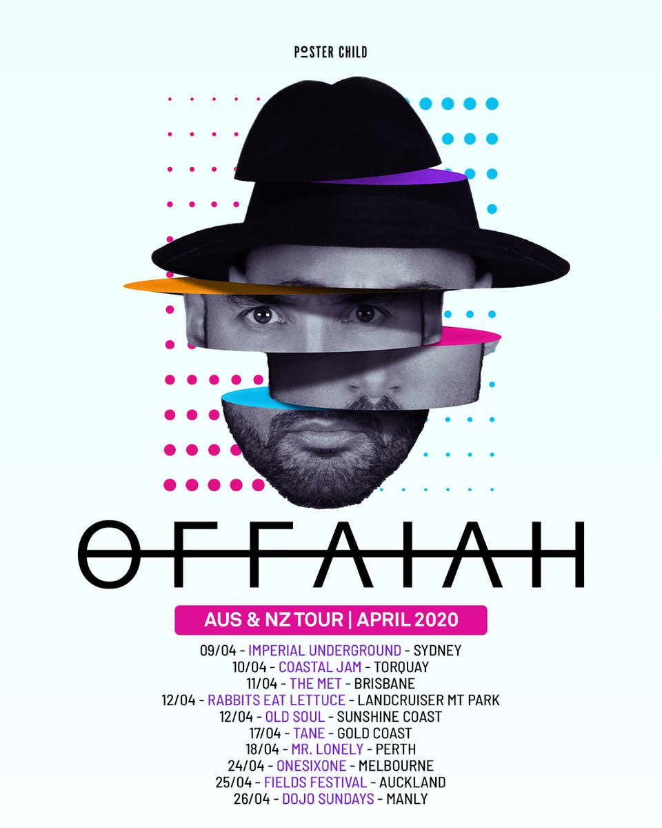 House royalty <a href="/OFFAIAH/">OFFAIAH</a> returns to Australia &amp; New Zealand in April to spread the good word of house music! 🎶