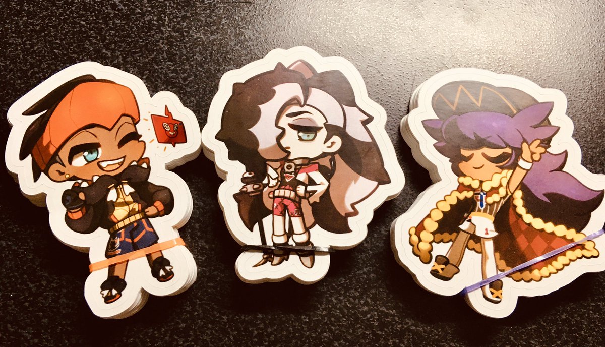 i didn’t have time to work on the rest but still happy with how these came out 🥳