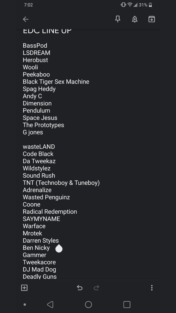 dub_overdose's tweet photo. EDC Lineup creds to @StayWavyBaby97 https://t.co/n69BGDPemL