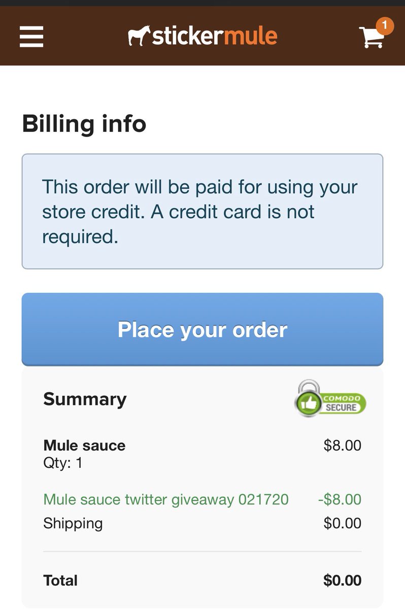 Super excited to try Mule Sauce hot sauce from <a href="/stickermule/">Sticker Mule</a> !  Even better is it’s a freebie from their giveaway!  Free shipping too! Thanks StickerMule! #MuleSauce #DidntThinkIdWin #FollowThem #LegitGiveaway