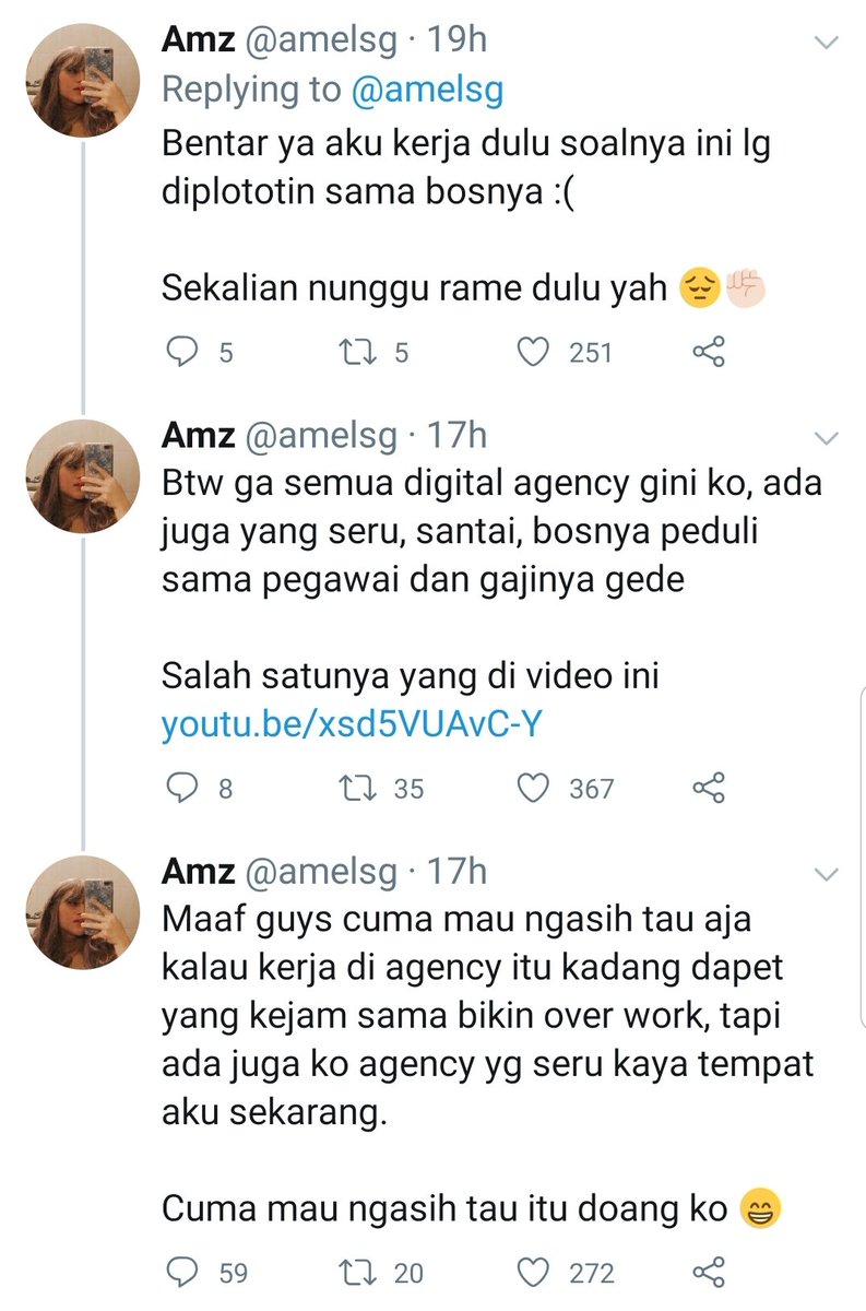 Sebelum dan sesudah ketauan bos
