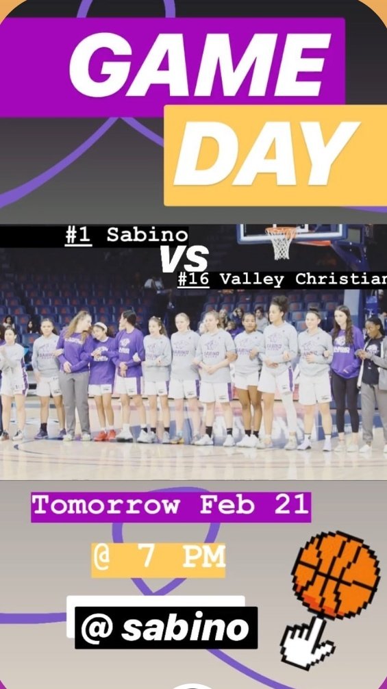 WE NEED THE GYM PACKED!!@
COME SUPPORT THE LADY SABERCATS AS WE TRY TO ETCH OUR NAME IN HISTORY!!!
#KeepThatSameEnergy