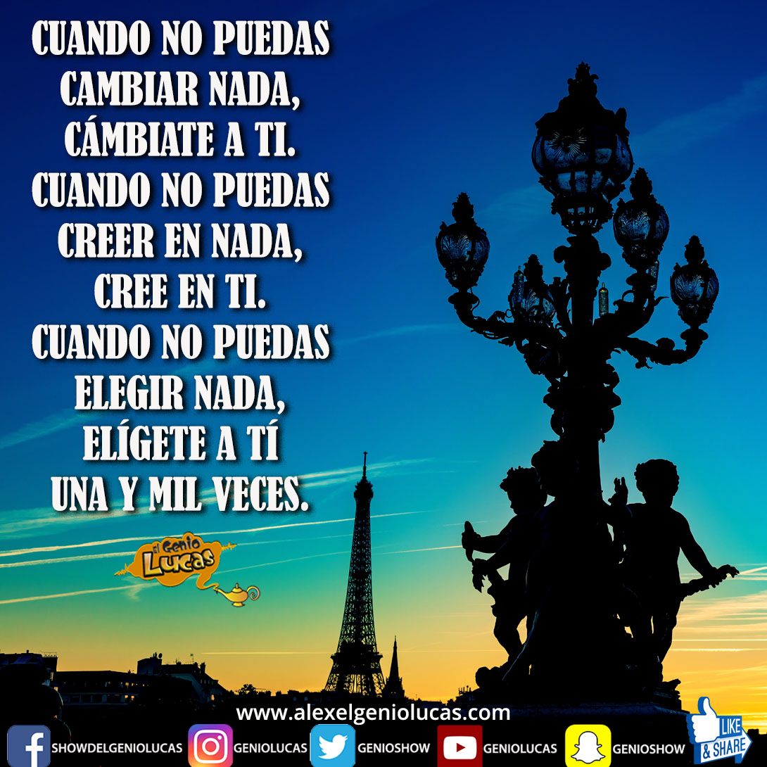 GenioShow's tweet photo. Para mensajes positivos como estos escúcheme todas las mañanas https://t.co/x7C7sEznvq⠀⠀
#alexelgeniolucas #genioshow #cambiate #creeenti #eligete #tuvalesmucho https://t.co/U1vrZX694F