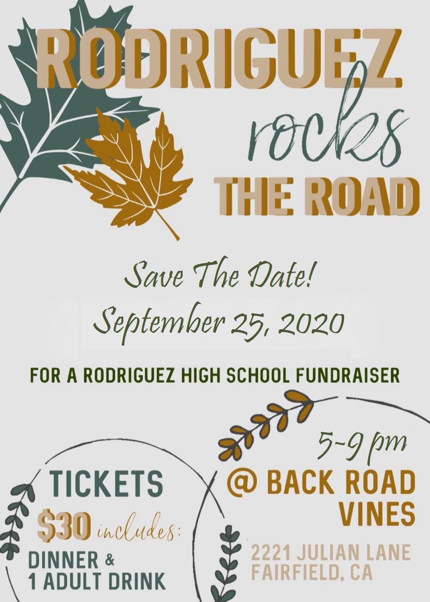 RHSPTSO's tweet photo. SAVE THE DATE!!!! https://t.co/eQqXFO25rm