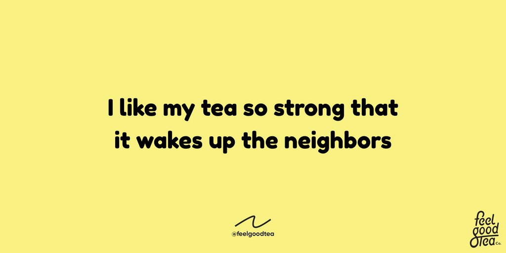 feelgoodteaco's tweet photo. Bring On The Caffeine 😁🍵

 #teatime #tealove #teaaddict #tealovers https://t.co/kdYveDDj8G
