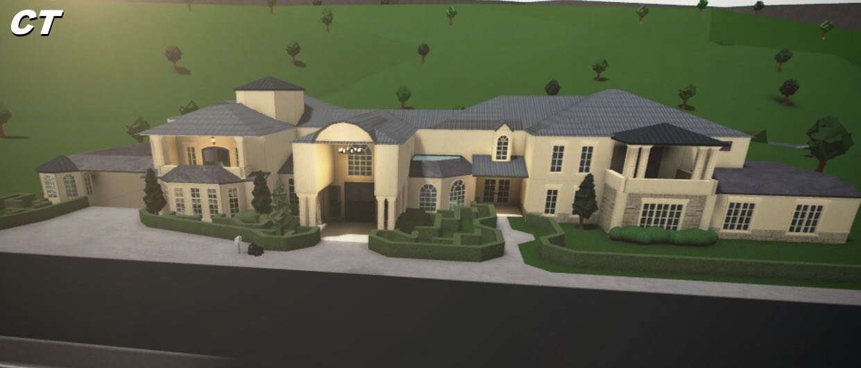 Bloxburg House Builder🏡 on X: , Modern mega mansion