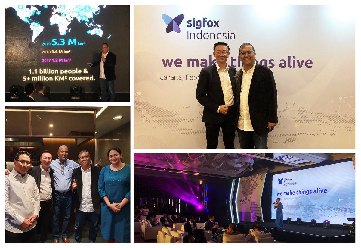 #AboutLastNight Sigfox Indonesia has officially launched, making it the 70th country to embrace <a href="/sigfox/">Sigfox</a> in the world! 🚀 A big congratulations from UnaBiz and welcome to the #0G family in Asia! Johnny Swandi Sjam <a href="/itbofficial/">Institut Teknologi Bandung</a> <a href="/RoswellWolff/">Roswell Wolff</a> <a href="/IndonesiaGaruda/">Garuda Indonesia</a>  <a href="/PT_BHT_id/">PT Bagus Harapan Tritunggal</a> #IoT #unity