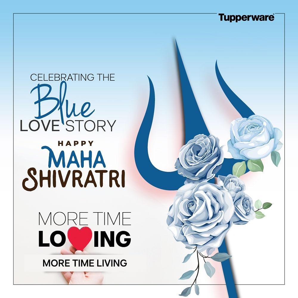 TupperwareIN's tweet photo. On the occassion of Mahashivratri, lets celebrate the strength, the courage and the individuality of the magical love story of Neelkanth and his Sati. May this auspicious day inspire to spend #moretimeloving #moretimeliving #happymahashivratri https://t.co/Kp3tARes7l