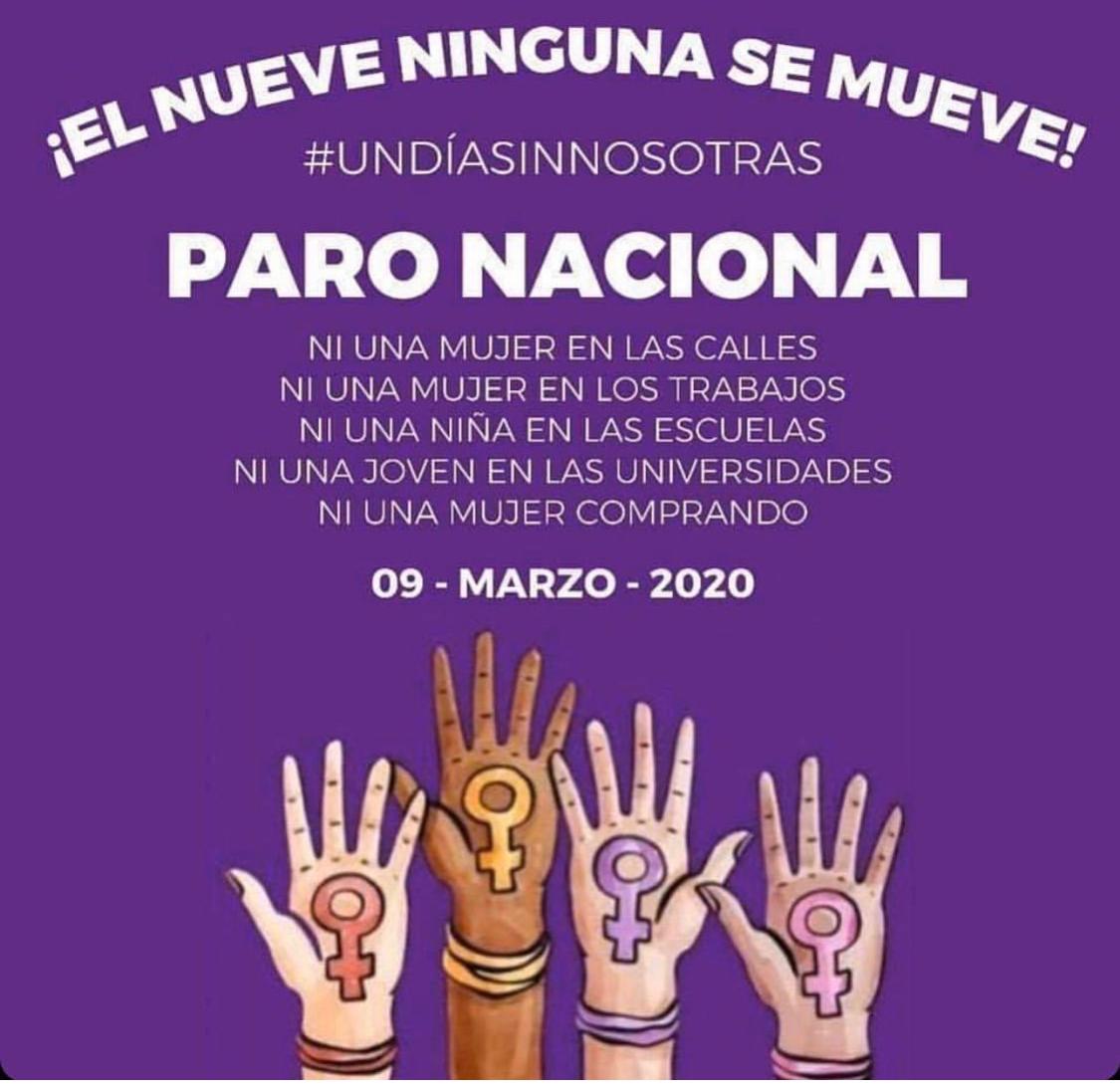 No podemos permitir más violencia contra la mujer. Por ello en <a href="/UPAEP/">UPAEP</a> apoyamos la convocatoria al Paro Nacional #UnDíaSinNosotras.
Para nuestra universidad esto es un llamado a la acción. Por ellas, por todos.