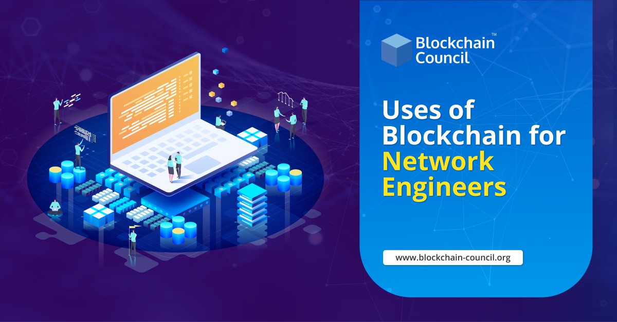 ECarler's tweet image. USES OF BLOCKCHAIN FOR NETWORK ENGINEERS
#blockchaintechnology #blockchainnetwork #blockchaincertifications #blockchainengineers
blockchain-council.org/blockchain/use…