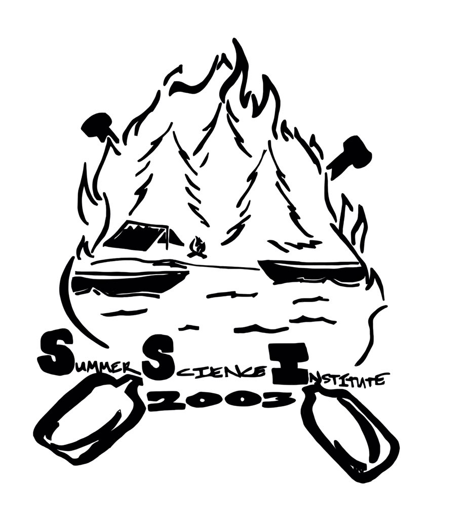 SummerSciEHS's tweet photo. Throwback to the SSI logo from 2003, the year many of this years campers were born:). 28 years and going strong! #SSI2020 @laketrailscamp https://t.co/EPNF1XIrsE