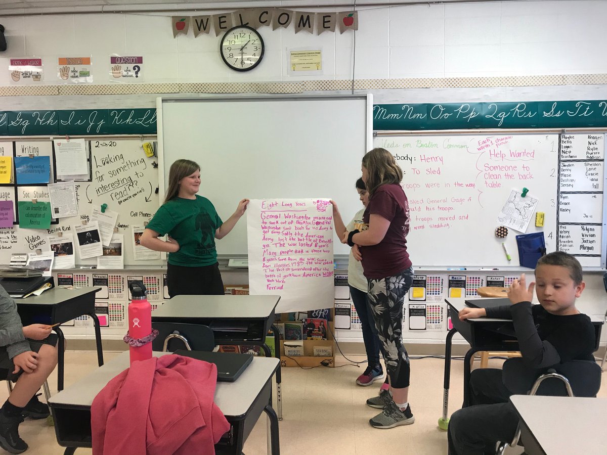 mrsbschatz's tweet photo. Thanks to Mrs. Branson’s class for their enthusiasm to dig deeper into the American Revolution this week!
@SULLELEM #seseaglepride #allstudentswilllearn https://t.co/Tlk2bqYp1N