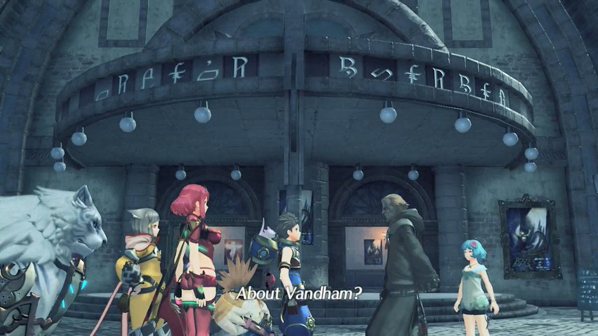 It's nice how much presence Vandham still has in the early bits of chapter 4 especially with the whole roc/suzaku bit later. It still hits me in the feels though....  #Xenoblade2