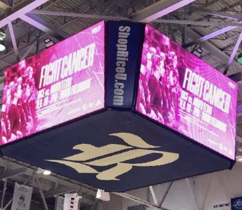 RunsiAyona's tweet photo. At @RiceUniversity tonight representing #Ovarcome with my boys cheering the @RiceWBB team to a victory! Show me a better way to spend a Thursday night! #ProudAlum #Ovarcomer #BoyMom https://t.co/3aBfAM9u9R