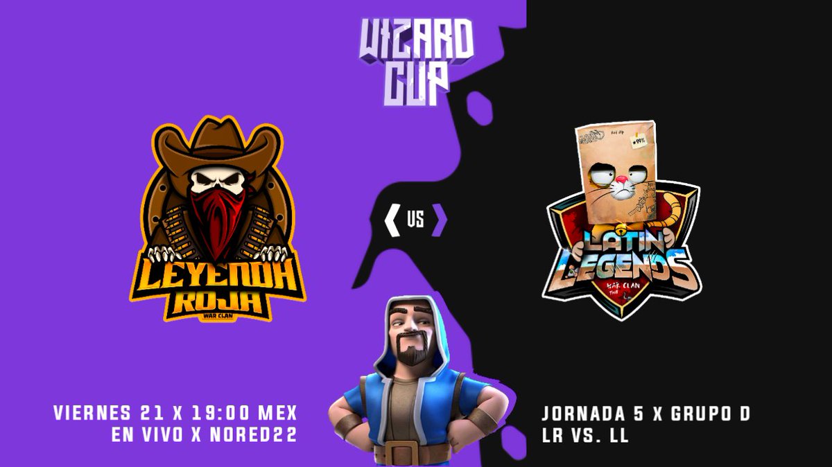 El día de mañana nos jugamos el primer lugar del grupo vs <a href="/RojaLeyenda/">Leyenda Roja</a> en la <a href="/cup_wizard/">Wizard World Cup</a> 🔥

Directo por el canal de nuestro amigo <a href="/Nored221/">@Nored22</a>
