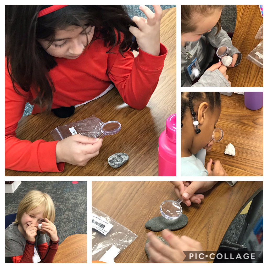Firsties are investigating the properties of rocks. We❤️science!
#creechpride