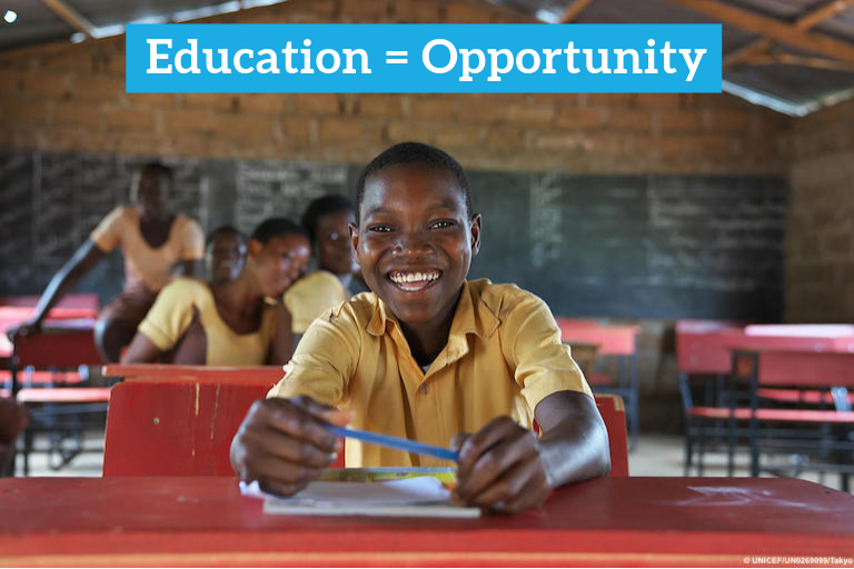 UNICEFEducation's tweet photo. Every child, everywhere, has the right to learn. https://t.co/xrSREupBST