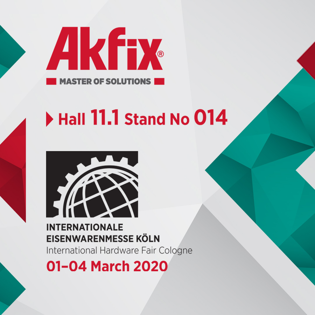 You can visit us at #Eisenwarenmesse in Köln 1-4 March !
Our team is waiting for all visitors to show our products and permanent solutions.
📍You can find us at Hall 11.1, Booth 014
#akfixsealants #koelnmesse #building #construction #sealant #adhesive #pufoam #silicone #coating