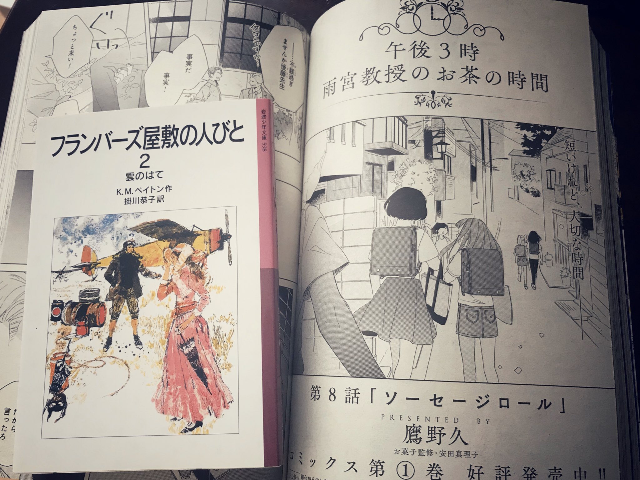 鷹野久 2巻10 9発売 午後3時 雨宮教授の お茶の時間 本日発売の月刊コミックバンチに8話目を掲載して頂いています ソーセージロール 物凄く美味しいです 是非作ってみて下さい フランバーズ屋敷の人びとは全5巻なのでこちらも是非