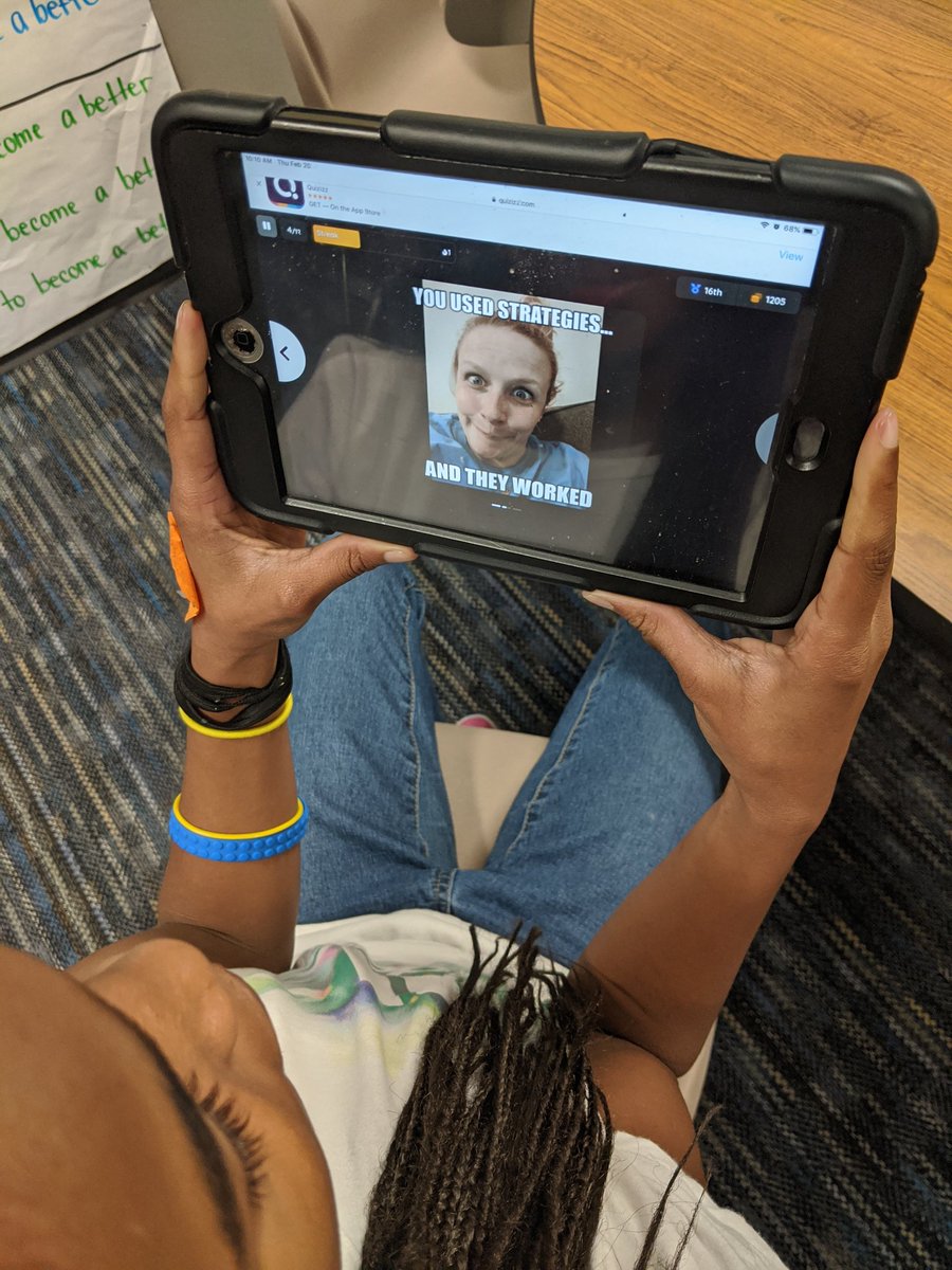 Creating your own memes for a review game.....priceless <a href="/Golbowtweets/">Golbowtweets</a> #GEinspires