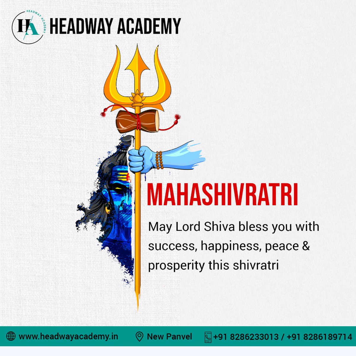HeadWay_Academy's tweet photo. MAHASHIVRATRI
May Lord Shiva bless you with success, happiness, peace &amp; prosperity this Shivratri.

#headwayacademy #classes #newpanvel
#CoachingClassesInnewpanvel #best #coaching #classesinpanvel https://t.co/K5R5YqepoO