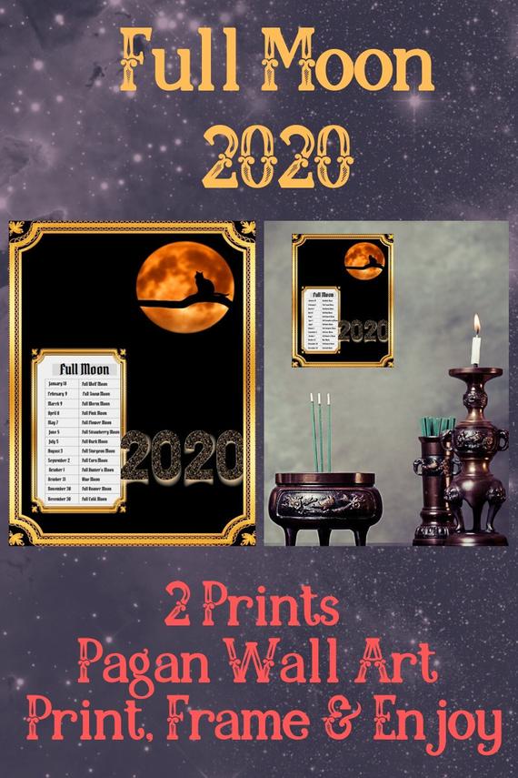 AleenaWicca's tweet photo. 2020 Moon Calendar, Full Moon Phases, Occult #art #print #digital @EtsyMktgTool https://t.co/sQwzPua2D8 #witchwallart #setofprints https://t.co/NI5UiK1CXF