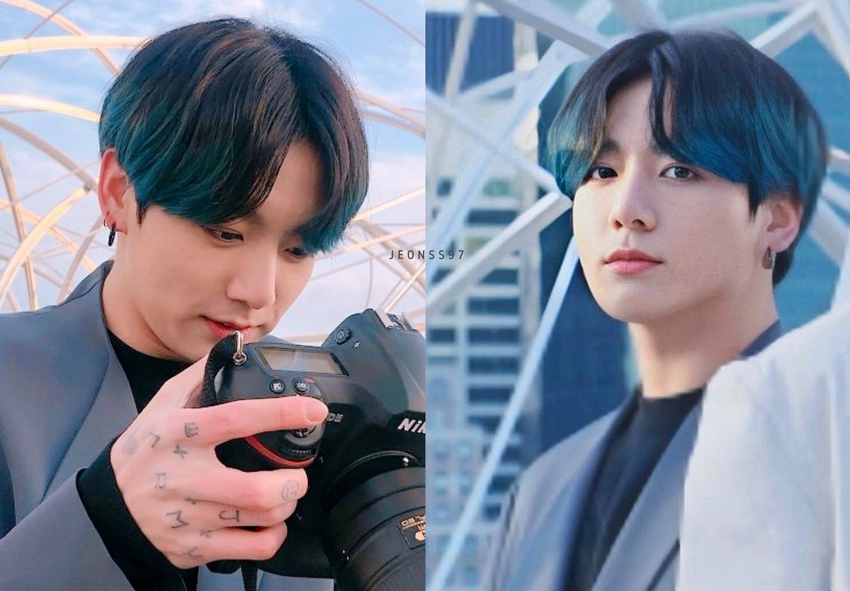 34 Top Images Blue Hair Photography : Sweetiepie On Twitter Jungkook S