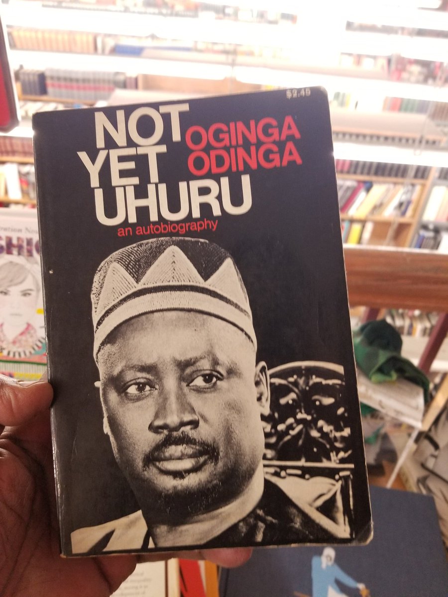 allimadi's tweet photo. This is why I love going to The #StrandBookstore Headed after teaching my class last night & found copy of Jaramogi Ajuma #Oginga #Odinga's "Not Yet Uhuru" Oginga for those not familiar was Raila Odinga's late father and a former VP to Uhuru's father Jomo Kenyatta https://t.co/GPVojU8cvQ