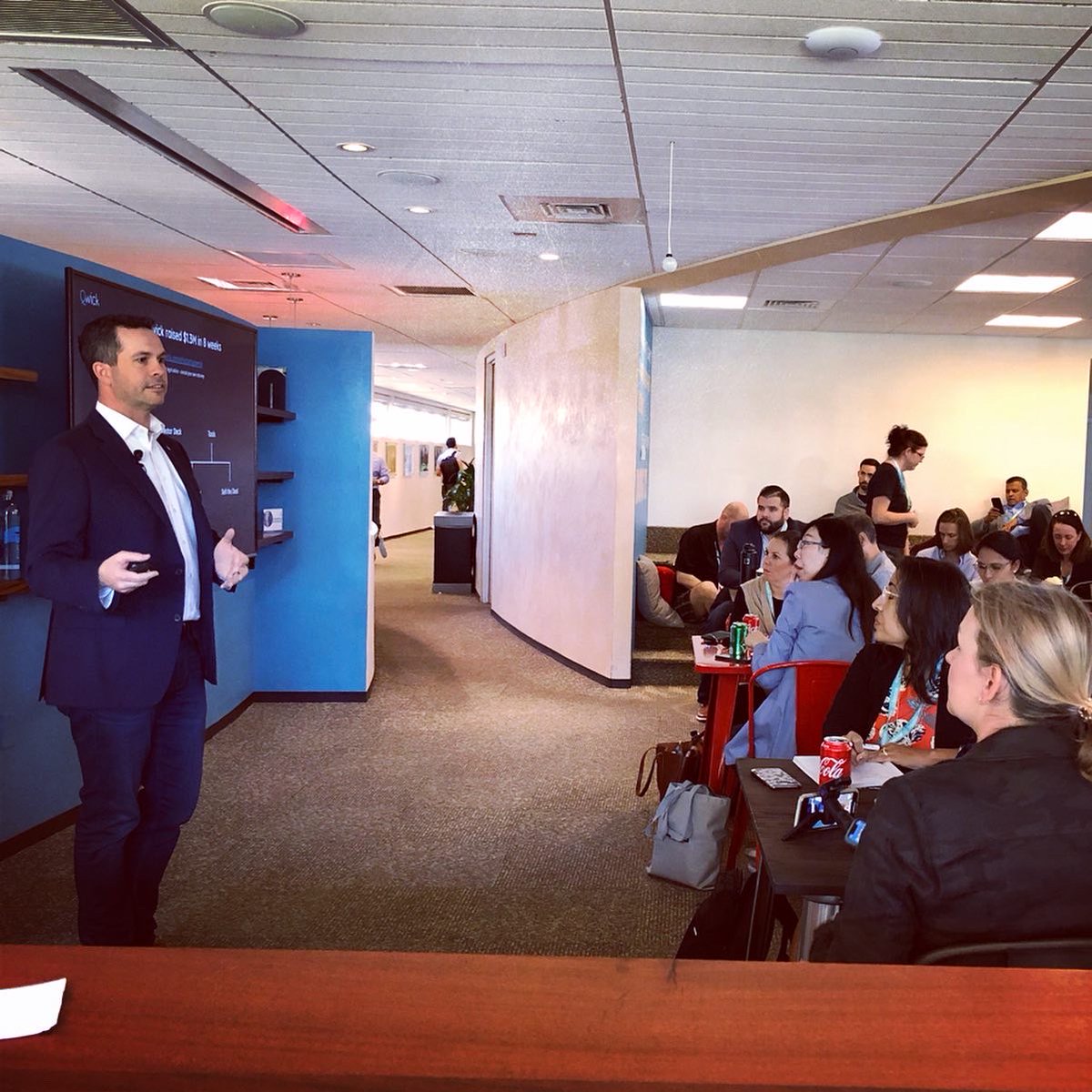 SteveMiller's tweet image. My Big 3 #Highlights from Wed. + Thurs. of @PHXStartupWeek at the @BBBPacificSW were the awesome talks from Jamie Baxter from @QwickShifts, @chrisronzio from @trainual and @remarkamike from @resound. Learned tons about raising capital + #branding essentials! 🚀 #yesphx #thrivephx