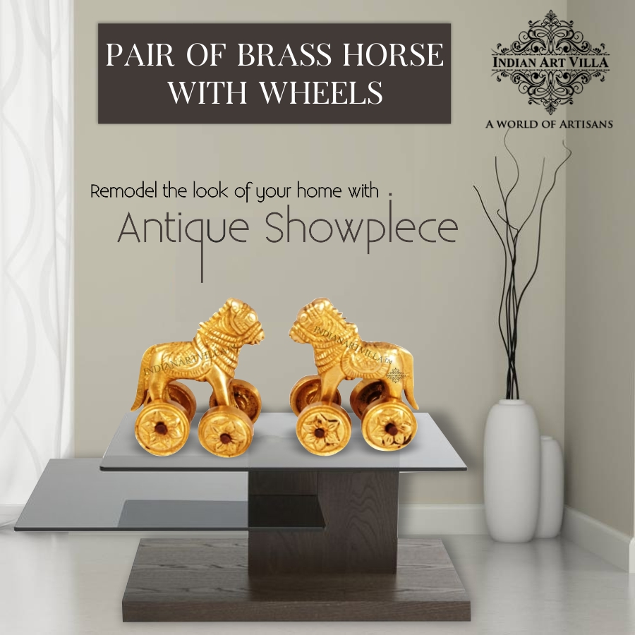 Remodel the look of your home with IndianArtVilla's brass horse statue.
Shop now: bit.ly/2SJQdAY

#Artisan #Craft #SpiritualItems #Idols #Figurines #Brassware #ComboSets #Statue #Gift #goodluck #home #family #IndianArtVilla