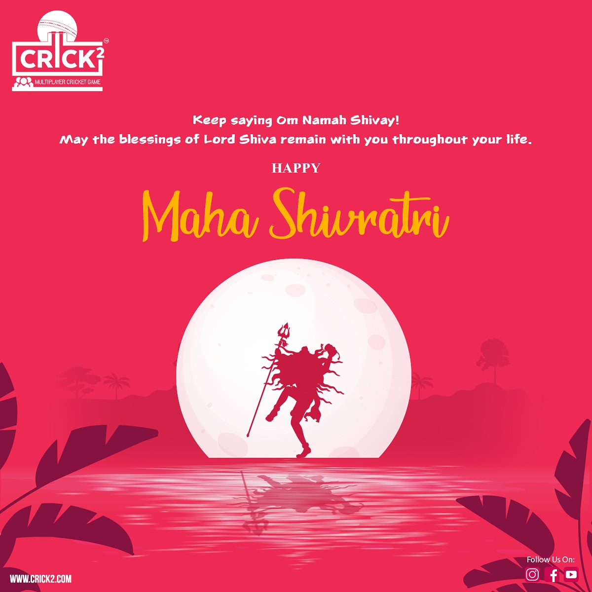 Crick2Game's tweet photo. Keep Chanting  "Om Namah Shivay".
Happy Maha Shivratri 2k20
.
.
https://t.co/M5TMApR3S4

#mahadev #harharmahadev #mahakal #lordshiva #omnamahshivaya #bhole #bholebaba #adiyogi #mahadeva #mahakali #devokedevmahadev #jaishreemahakal #mahadev_ke_diwaneeee #mahadevbhaktt #shivholic https://t.co/fpf0Q5izC6