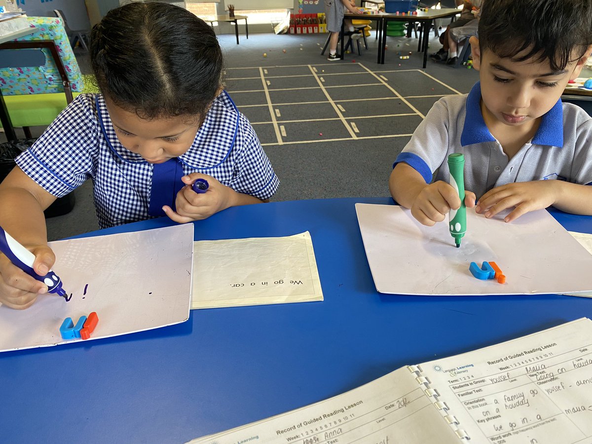 This week we have been learning to read and write new sight words. Such sweaty brains in KO!