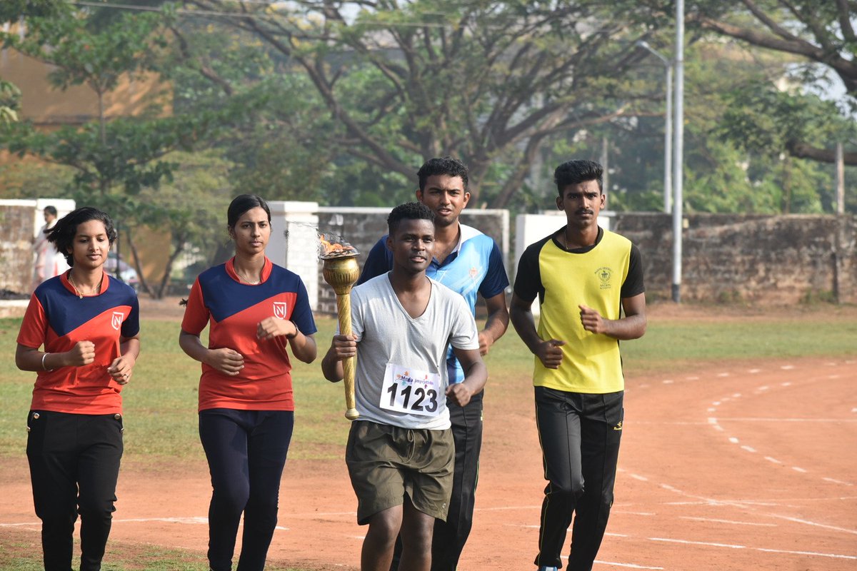 MconManipal's tweet photo. #MegaImprintz 2020 of @MconManipal @ManipalUni has an enthusiastic commencement this morning with Mr. Manjunath M. Police Inspector, Manipal Police station inaugurating the sports event as ‘Chief Guest’ and Air Commodore H. Dhiman, Chief warden Health Sciences as Guest of Honour https://t.co/gjvzVU6yl0