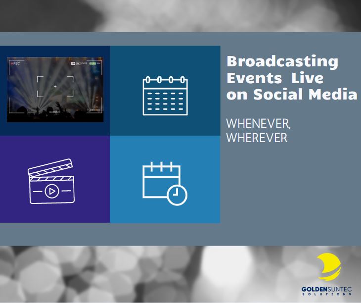 GoldenSuntec's tweet photo. Up your event attendance by giving your followers a live access view to your event that they might have otherwise missed out on. Just simply hit “Live”. 
#GoldenSuntecSolutions #GSS #DiscoverAmazing #livestreaming  #sociallive https://t.co/QflCDniuS1