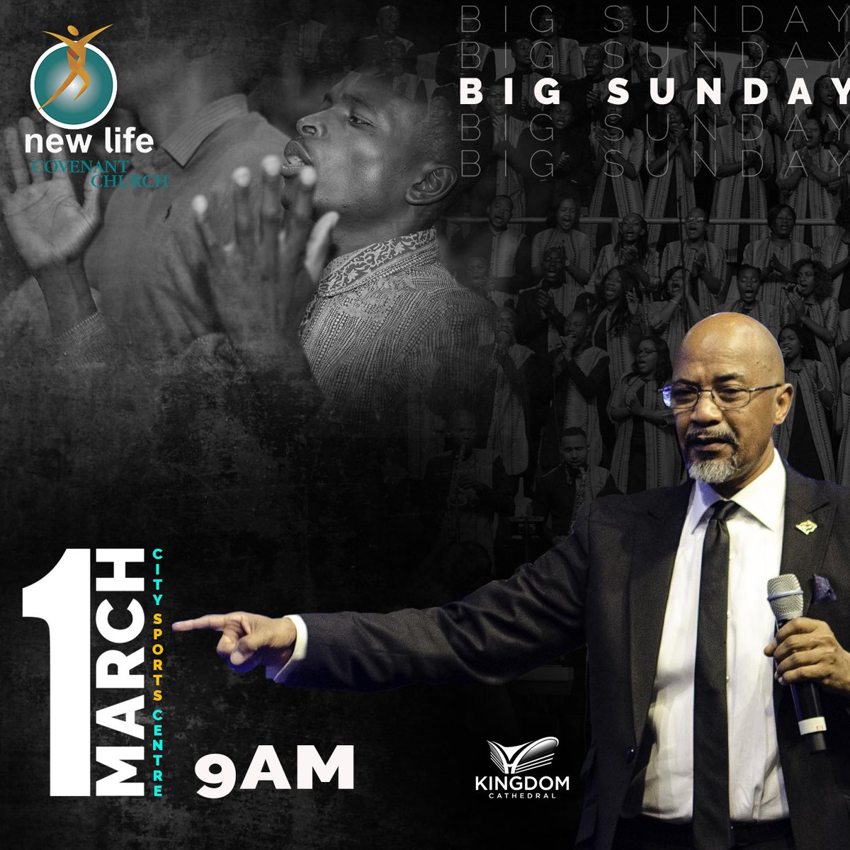 Don't miss our first Big Sunday of the year at City Sports Centre in Harare, on the first of March 2020 starting at 9am. Remember to bring a friend. #NLCC #Jabula #KingdomCathedral #BigSunday