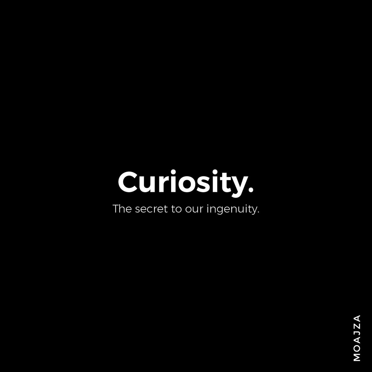 MoajzaIndia's tweet photo. The more we are able to embrace curiosity and humility, the better our work becomes.
#MarketingDigital #MarketingStrategy #AdvertisingAgency #Moajza https://t.co/rtasyllwEh