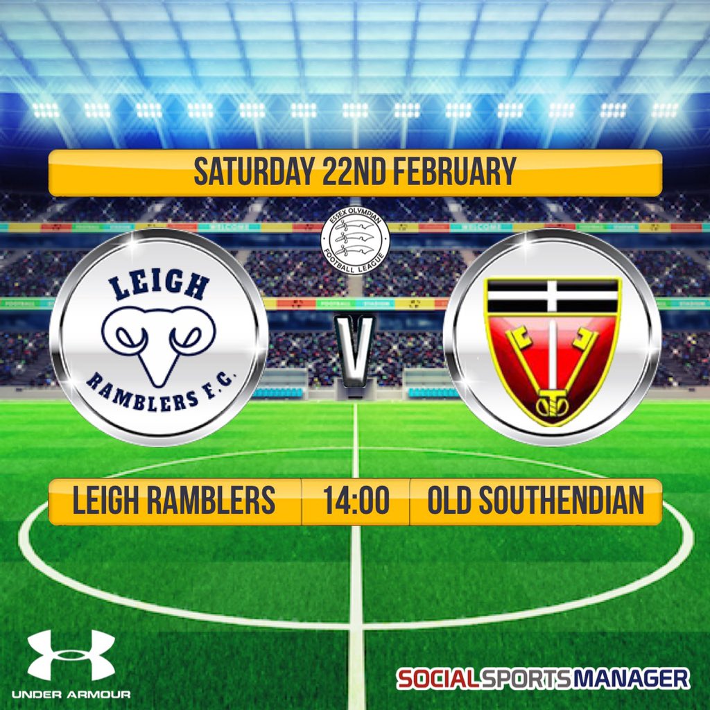 This Saturday is local derby action in the <a href="/eofl/">eofl</a> Premier Division at home v <a href="/OSFC_FND/">Old Southendian</a>

🐏