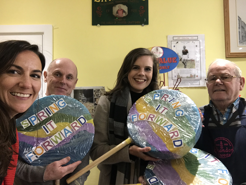 workvivo's tweet image. We've sent a ‘BIG' token to 3 of our fellow @CBA_cork awards nominees today. Thanks to @Springboard_PR for this lovely initiative #ShareTheLove #SpringItForward
 #LOLipop #shandonsweets @HayfieldManor @LisneyIreland @sisuclinic