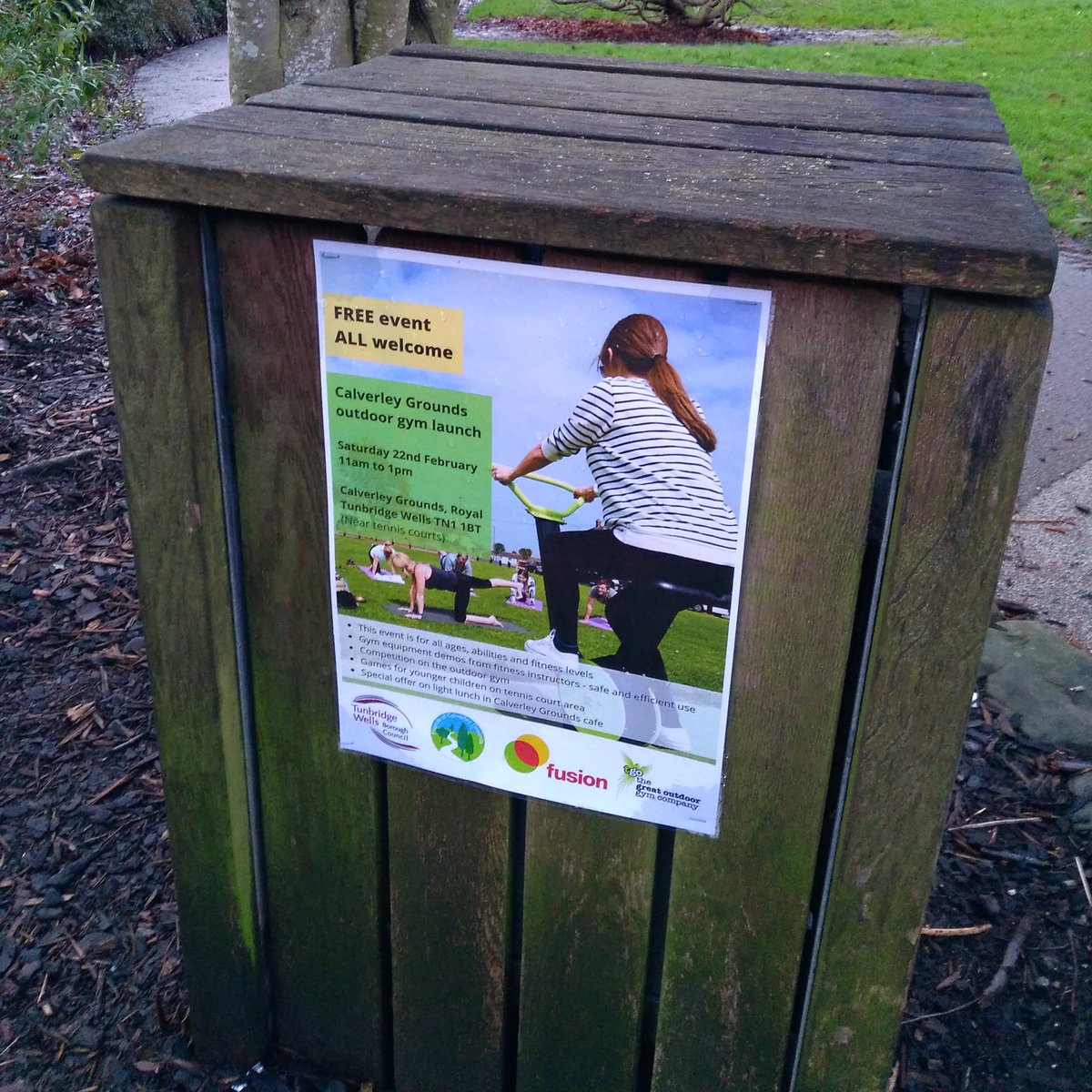 Will you be coming to the opening of the outdoor gym in Calverley Grounds, Tunbridge Wells?

It's tomorrow from 11am until 1pm.

The outdoor gym can be found at the far end of the park next to the tennis courts between <a href="/RTW_Adventure/">Calverley Adventure Grounds</a> playground and the croquet club.